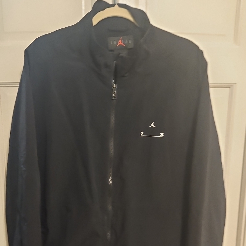Jordan Men's Black Windbreaker Jacket